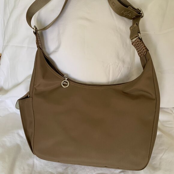 Longchamp Beige/Brown Shoulder Bag - Picture 2 of 4